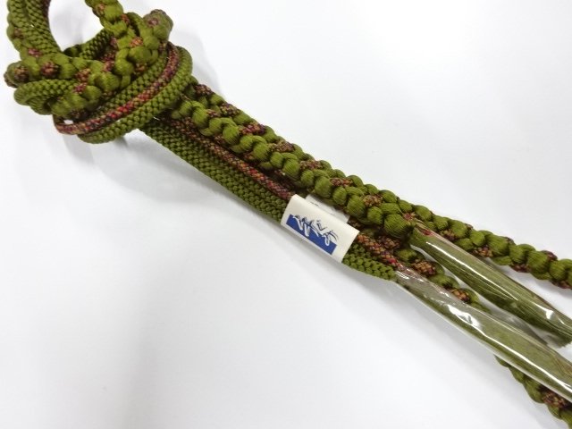 未使用品　正絹　手組帯締め